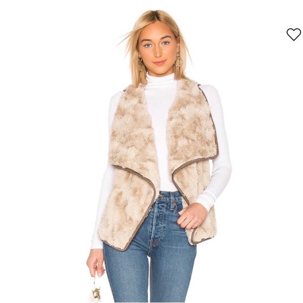 Faux fur vest